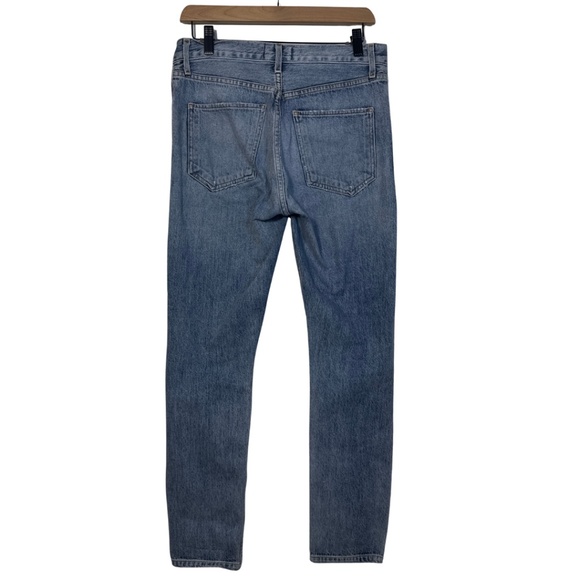 AGOLDE Distressed Straight Leg Jeans Blue Size 24 - Picture 2 of 14